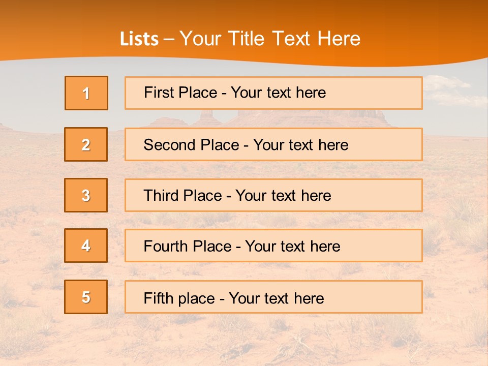 Distant Nature Scenery PowerPoint Template