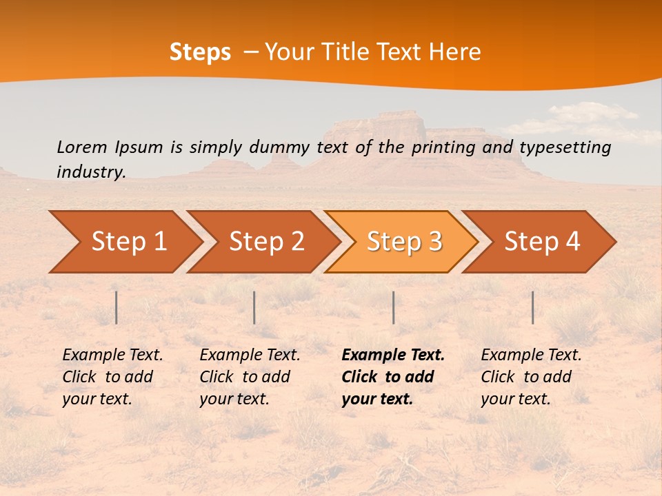 Distant Nature Scenery PowerPoint Template
