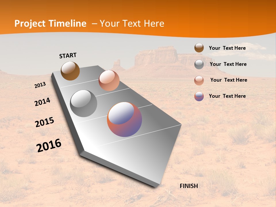 Distant Nature Scenery PowerPoint Template