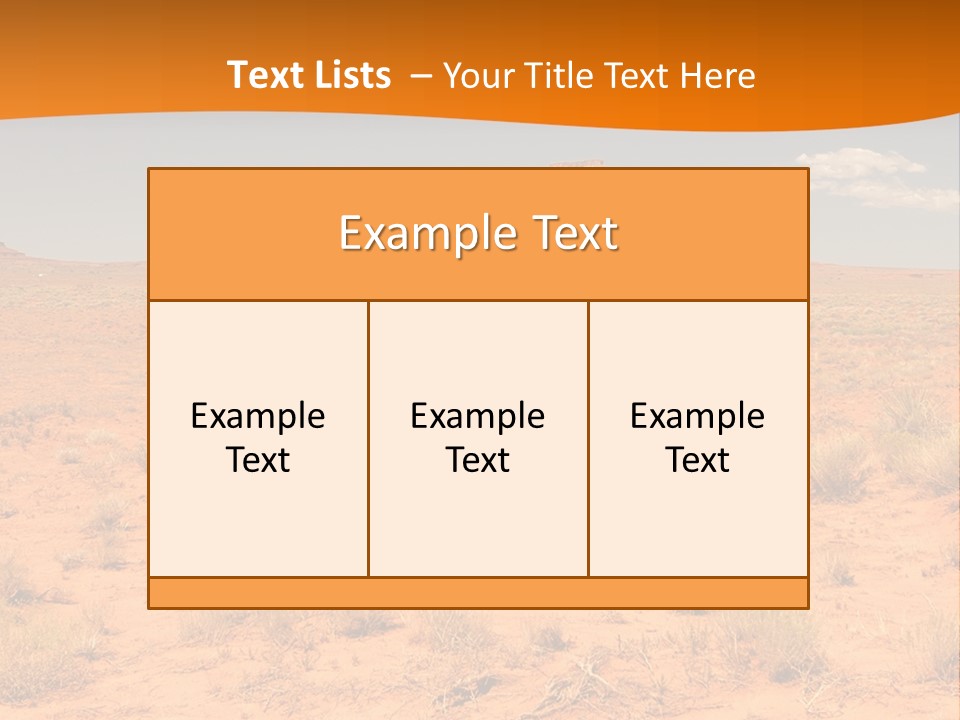 Distant Nature Scenery PowerPoint Template