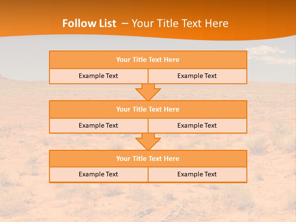 Distant Nature Scenery PowerPoint Template
