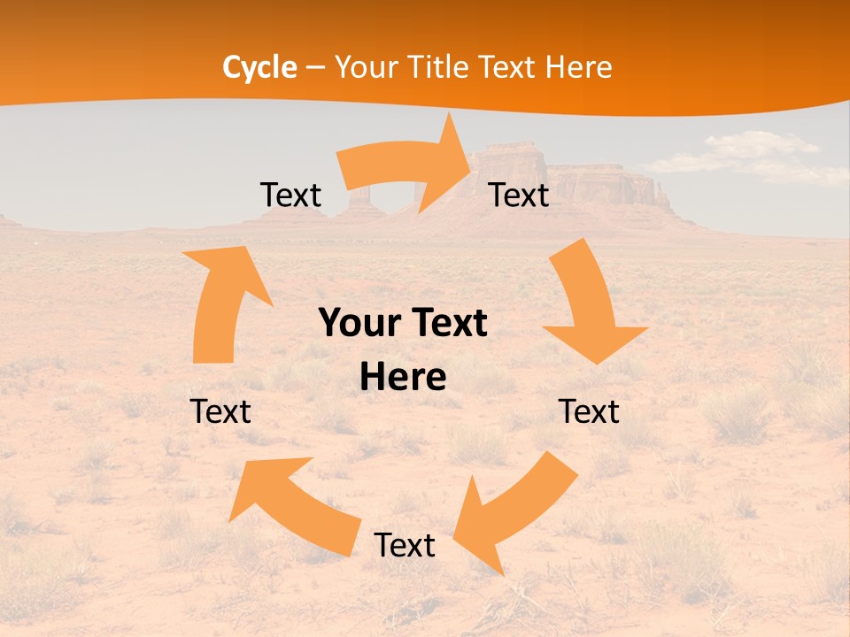 Distant Nature Scenery PowerPoint Template