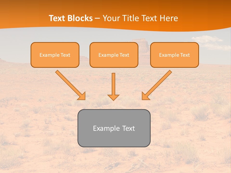 Distant Nature Scenery PowerPoint Template