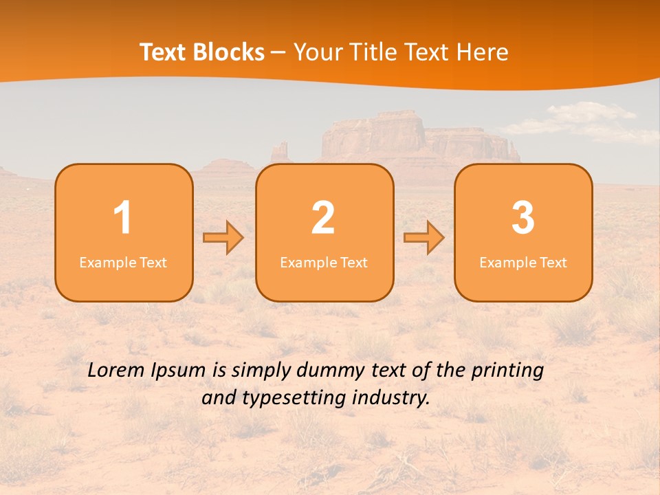 Distant Nature Scenery PowerPoint Template