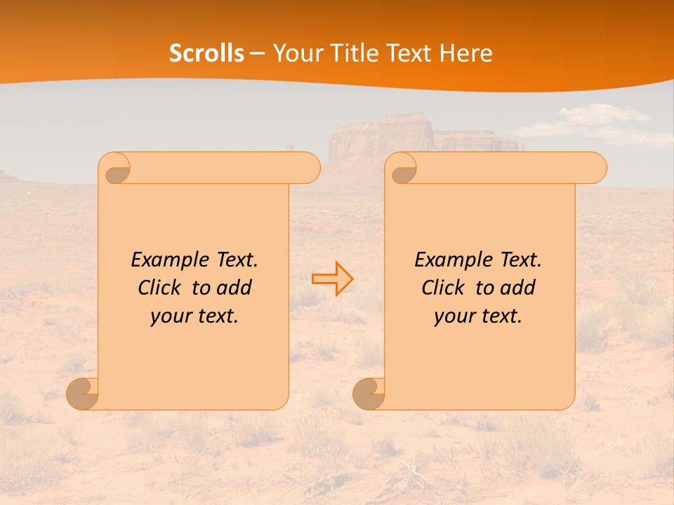 Distant Nature Scenery PowerPoint Template