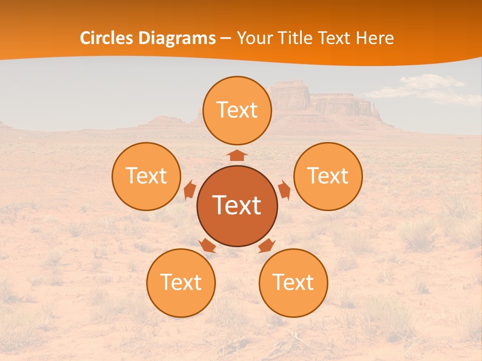 Distant Nature Scenery PowerPoint Template