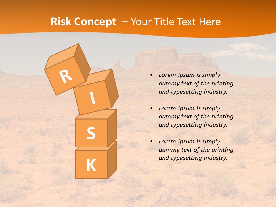 Distant Nature Scenery PowerPoint Template