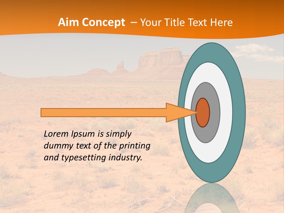 Distant Nature Scenery PowerPoint Template