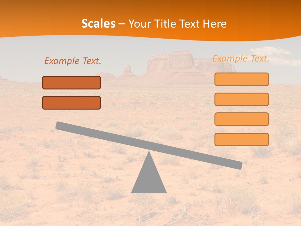 Distant Nature Scenery PowerPoint Template