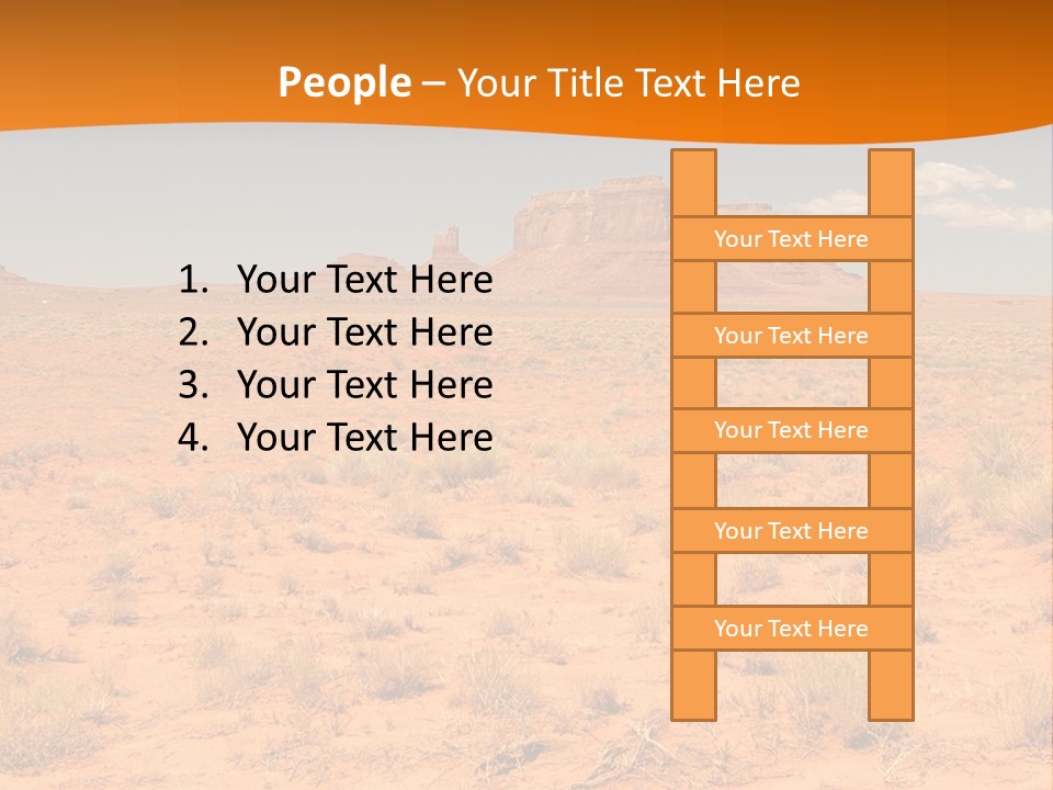 Distant Nature Scenery PowerPoint Template
