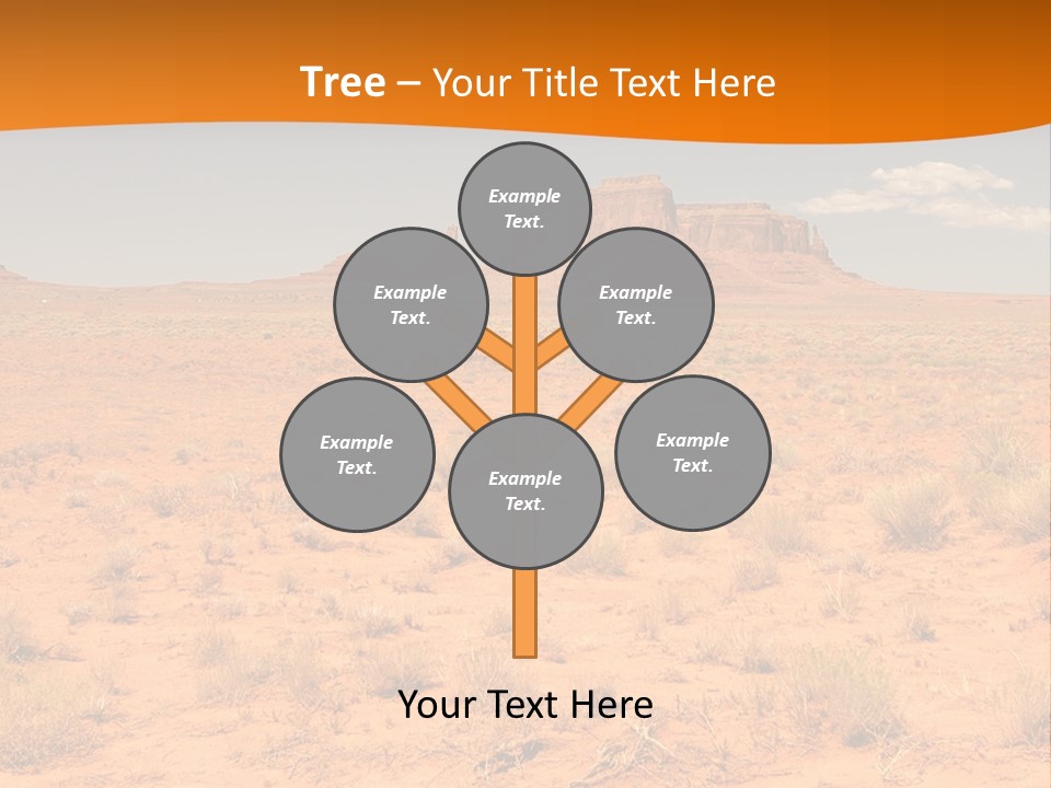 Distant Nature Scenery PowerPoint Template