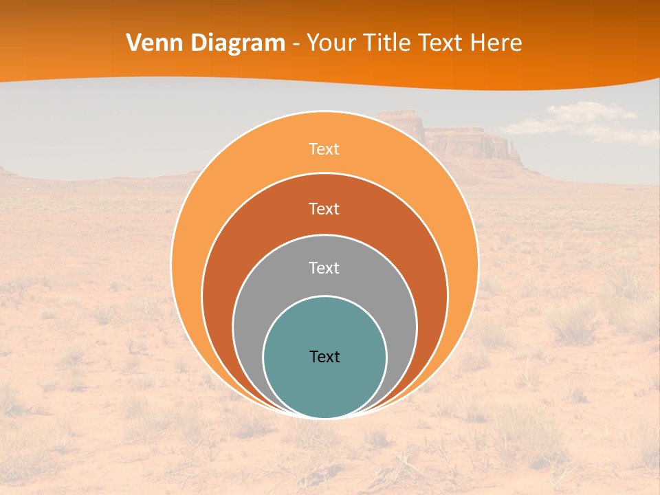 Distant Nature Scenery PowerPoint Template