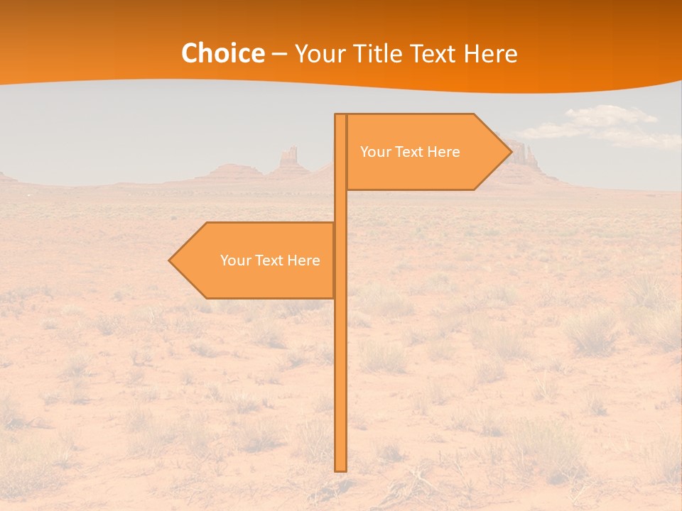 Distant Nature Scenery PowerPoint Template