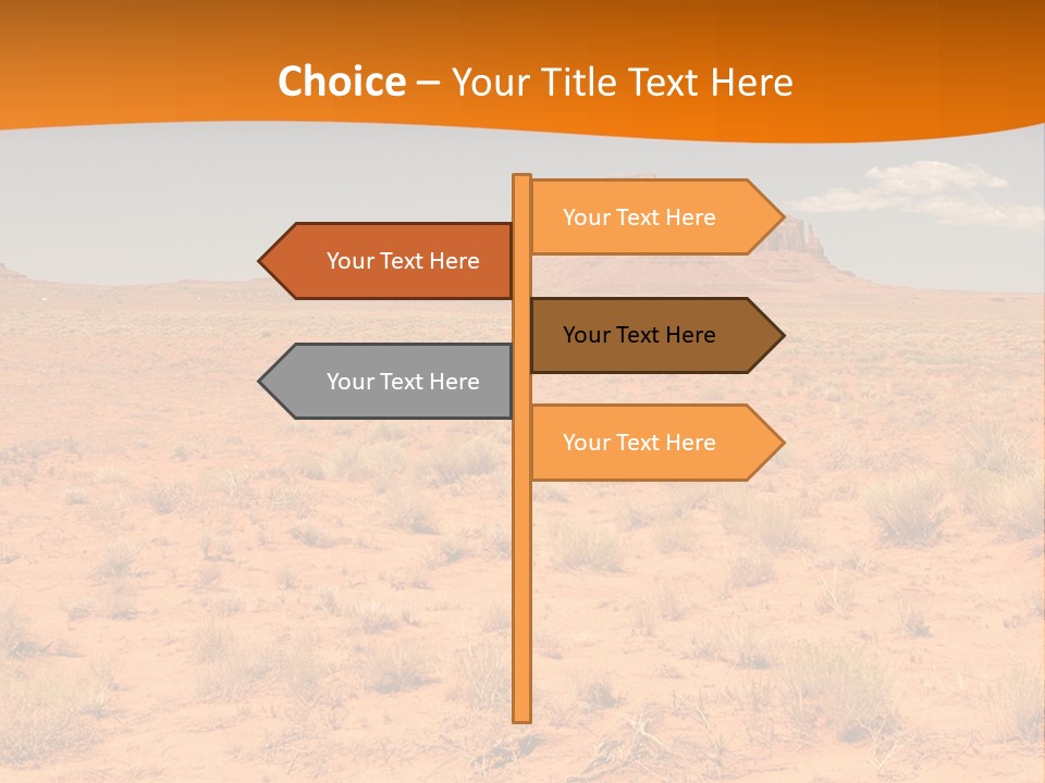 Distant Nature Scenery PowerPoint Template