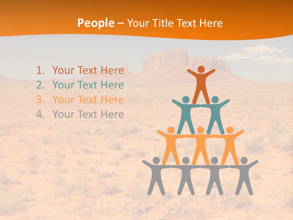 Distant Nature Scenery PowerPoint Template