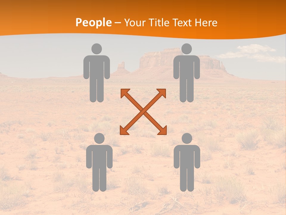 Distant Nature Scenery PowerPoint Template