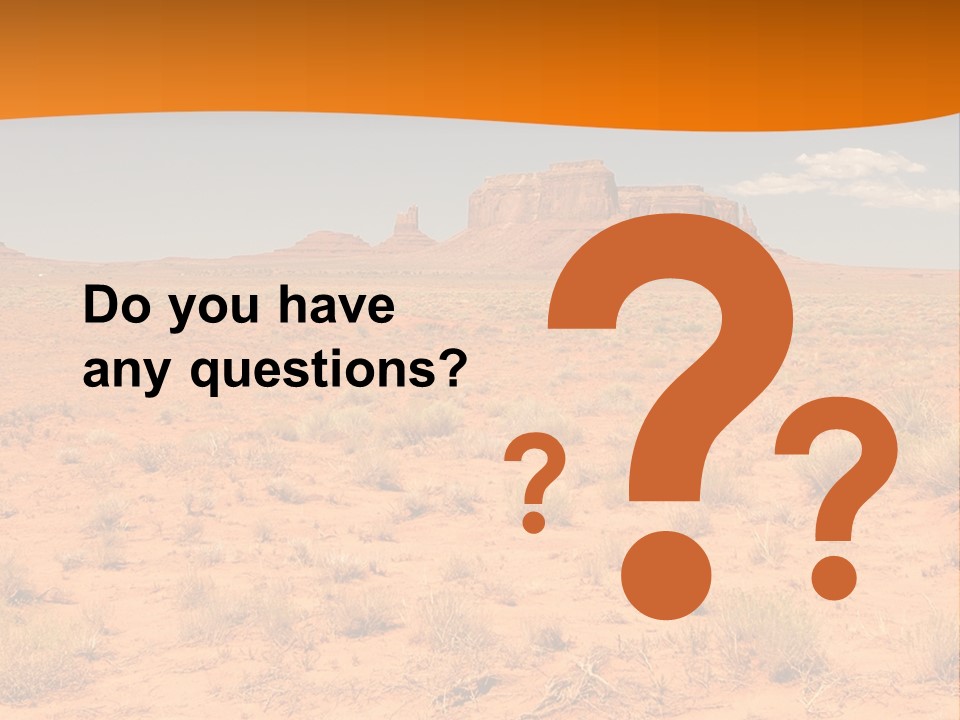 Distant Nature Scenery PowerPoint Template