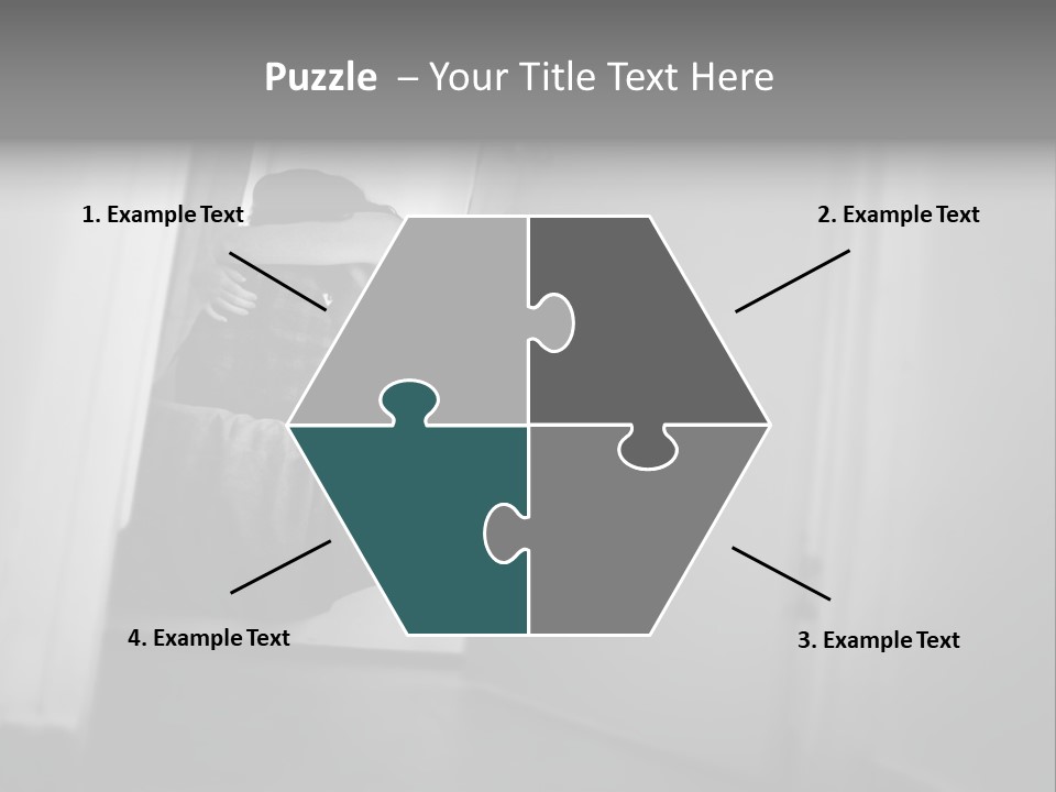 Women Home Bedroom PowerPoint Template