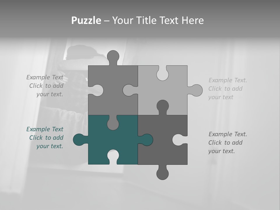 Women Home Bedroom PowerPoint Template