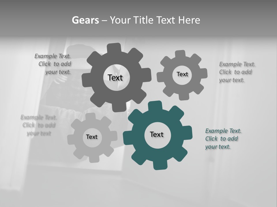 Women Home Bedroom PowerPoint Template