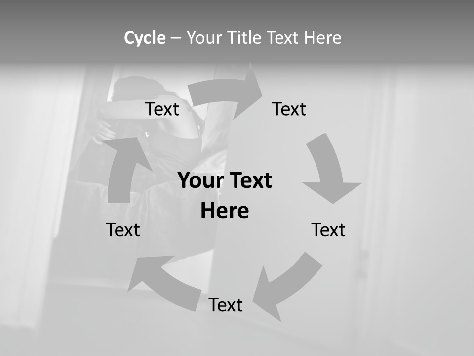 Women Home Bedroom PowerPoint Template