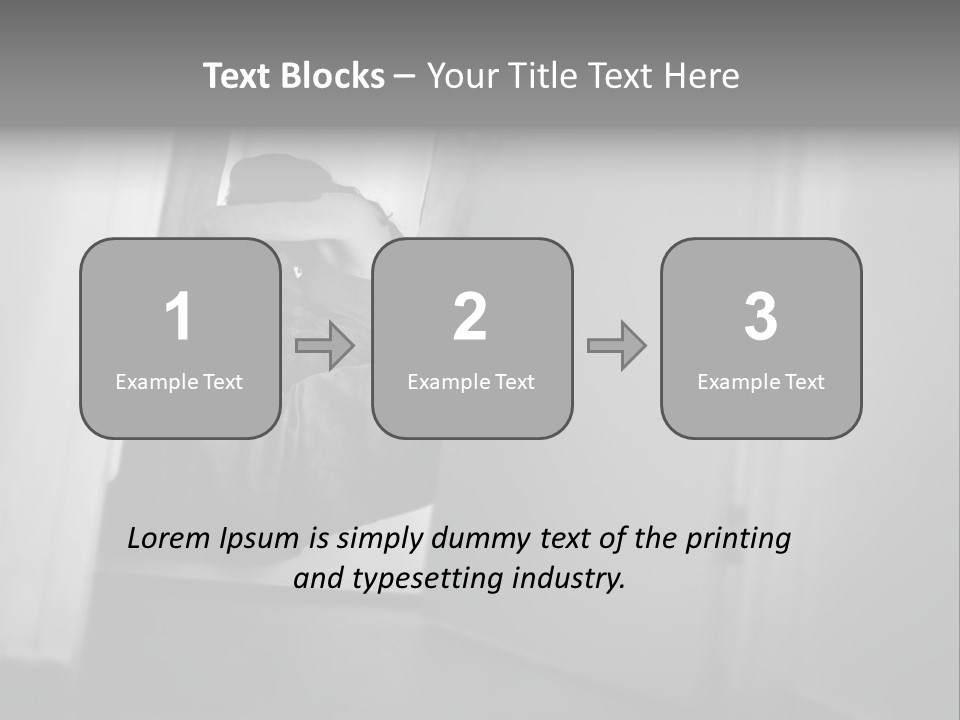 Women Home Bedroom PowerPoint Template