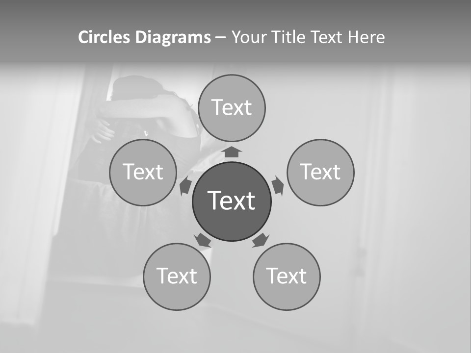 Women Home Bedroom PowerPoint Template