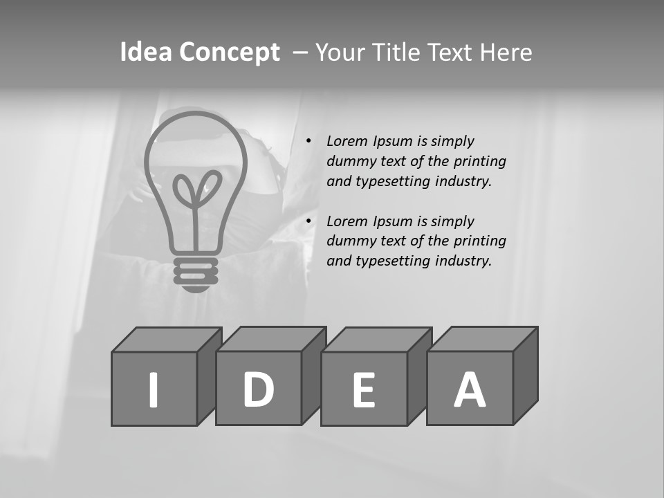 Women Home Bedroom PowerPoint Template