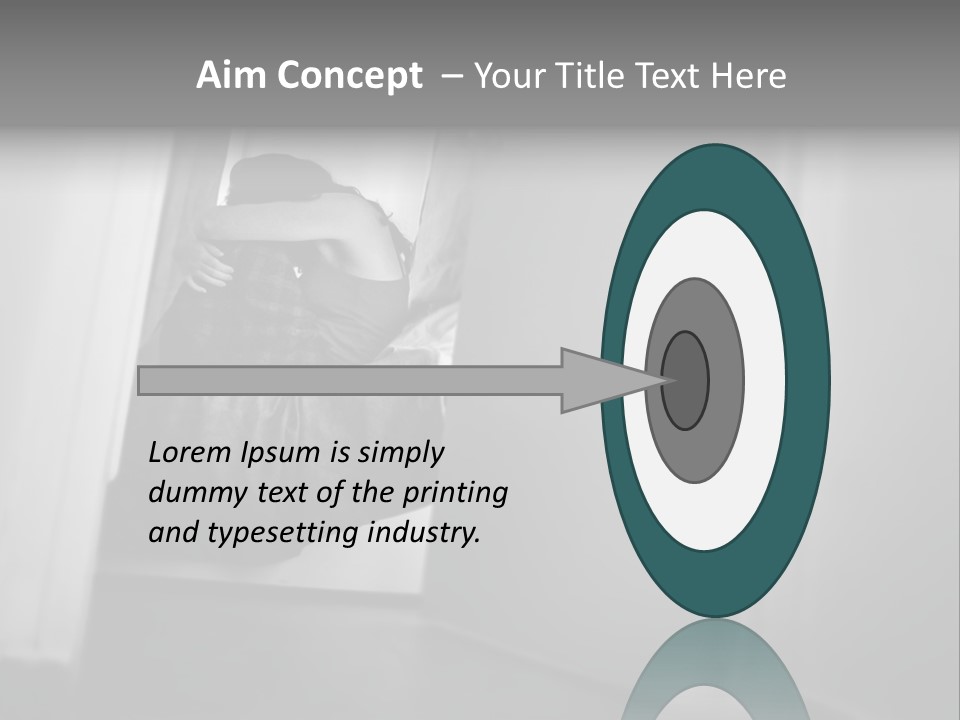 Women Home Bedroom PowerPoint Template