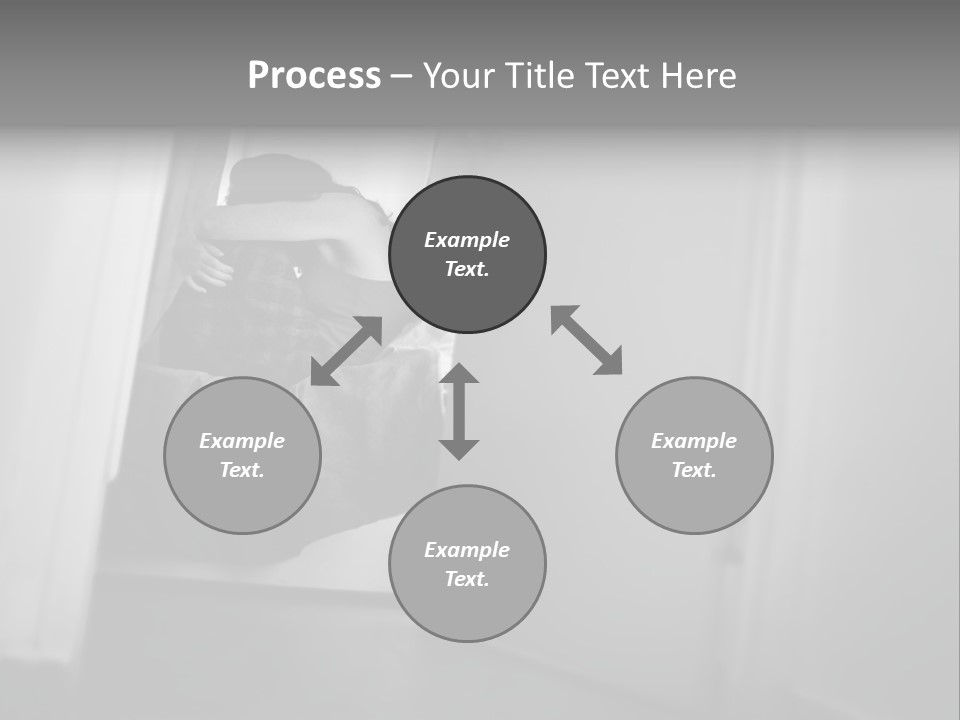 Women Home Bedroom PowerPoint Template