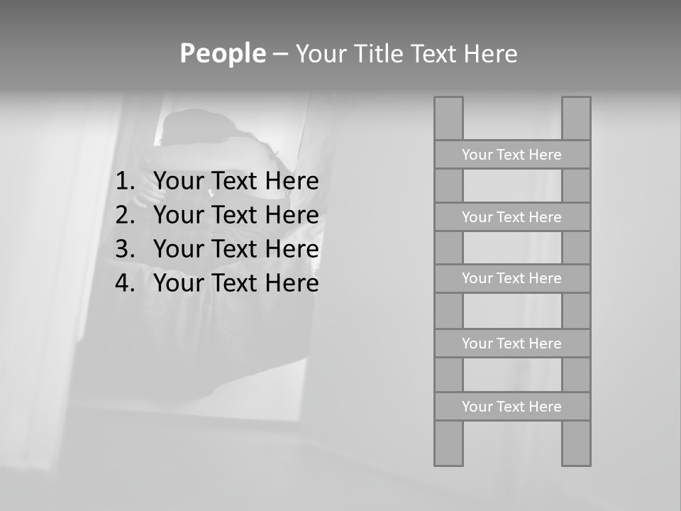 Women Home Bedroom PowerPoint Template