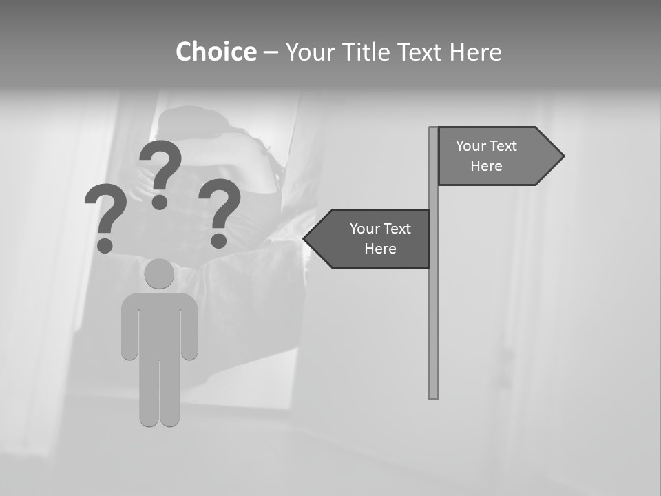 Women Home Bedroom PowerPoint Template