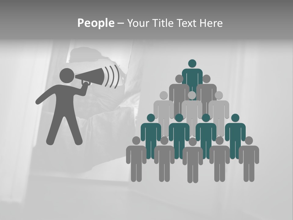 Women Home Bedroom PowerPoint Template