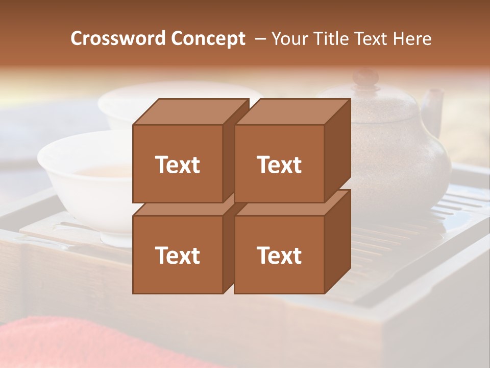 Japan Meditation Kettle PowerPoint Template