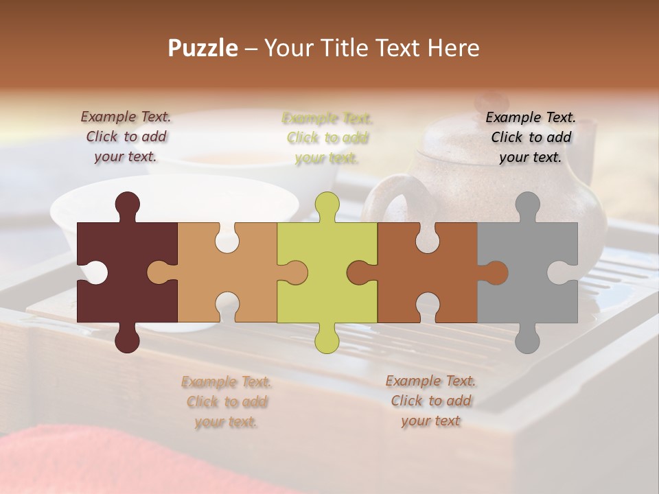 Japan Meditation Kettle PowerPoint Template