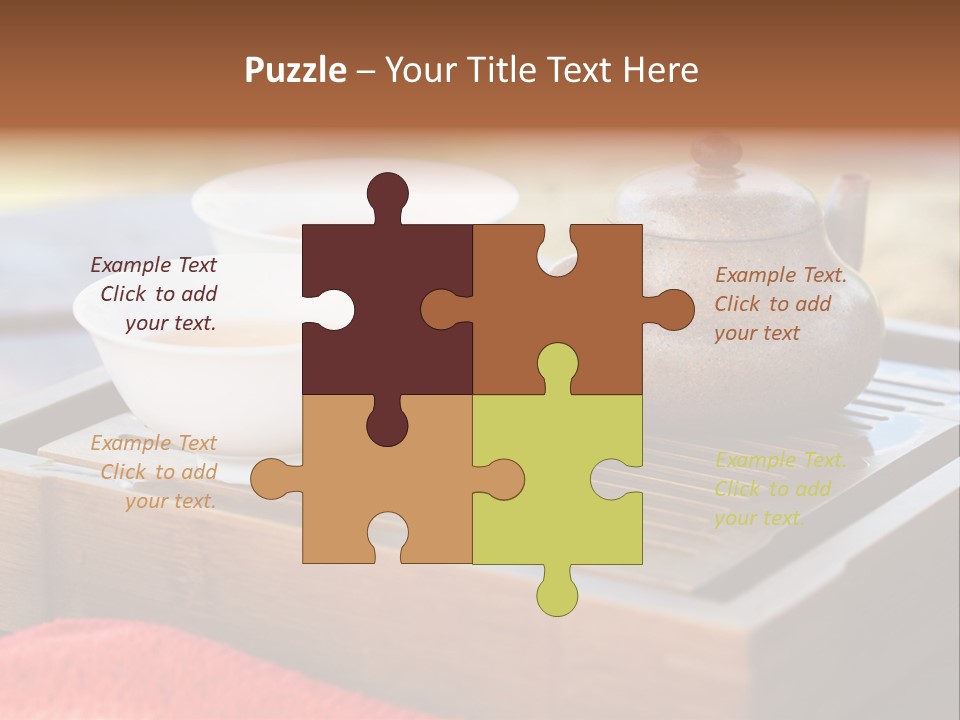 Japan Meditation Kettle PowerPoint Template