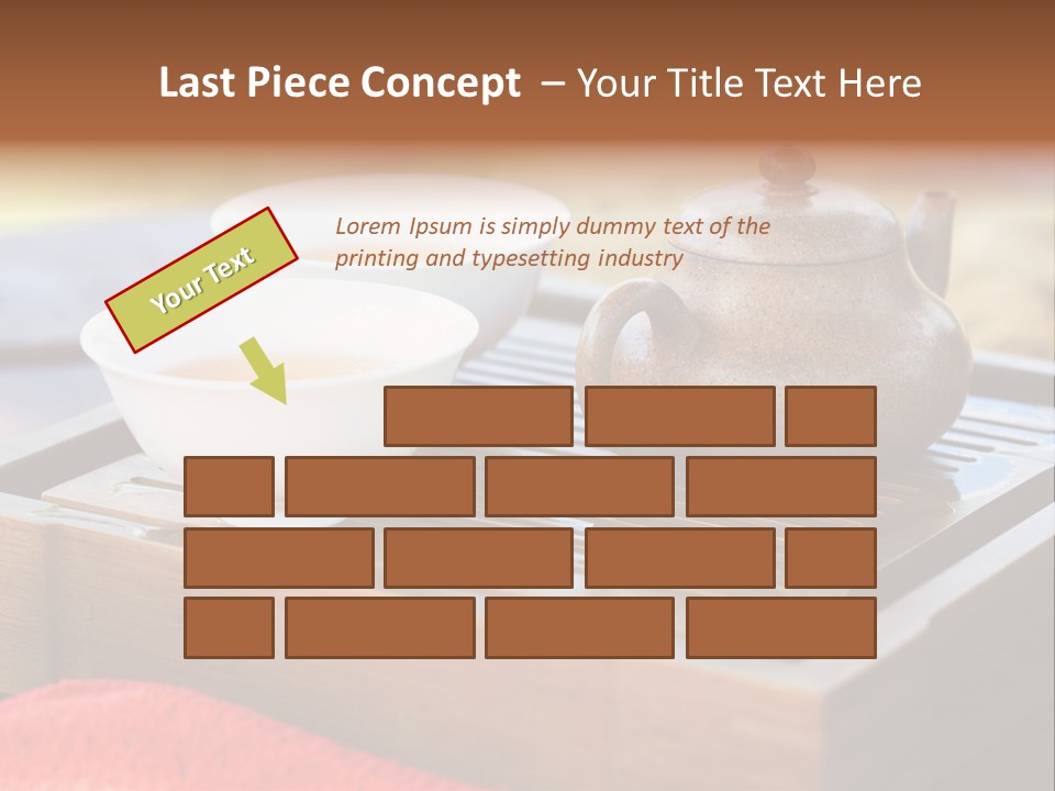 Japan Meditation Kettle PowerPoint Template