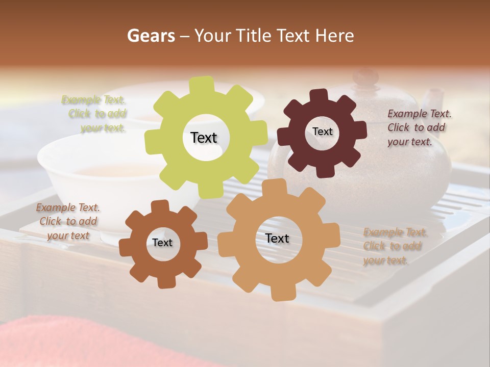 Japan Meditation Kettle PowerPoint Template