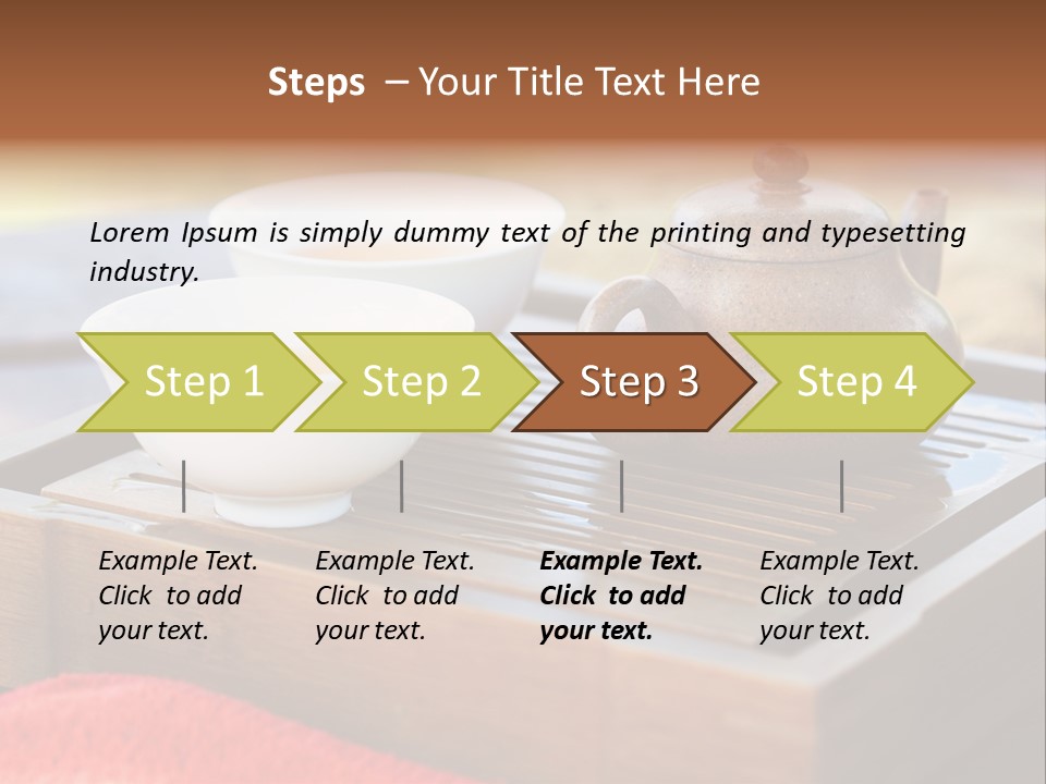 Japan Meditation Kettle PowerPoint Template