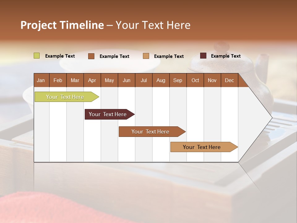 Japan Meditation Kettle PowerPoint Template