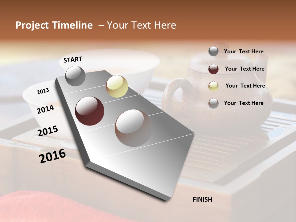 Japan Meditation Kettle PowerPoint Template