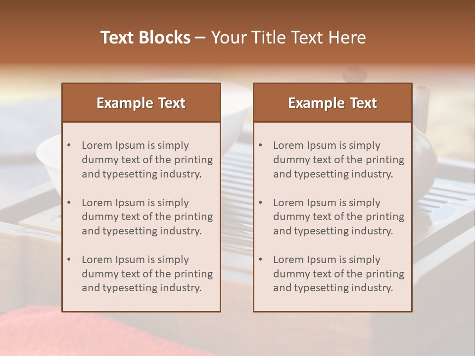 Japan Meditation Kettle PowerPoint Template