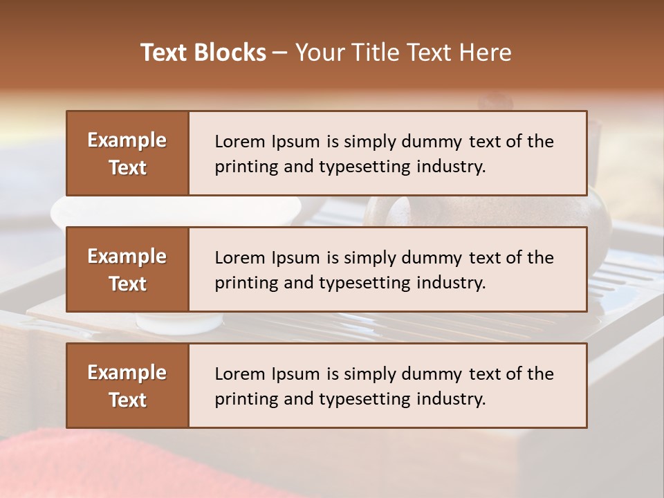 Japan Meditation Kettle PowerPoint Template