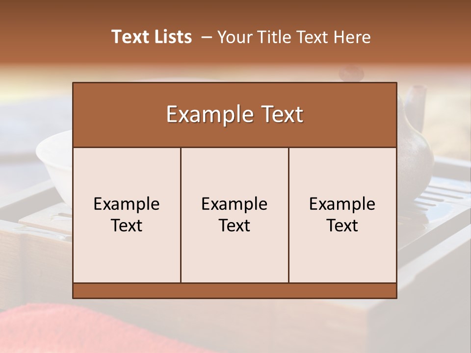 Japan Meditation Kettle PowerPoint Template