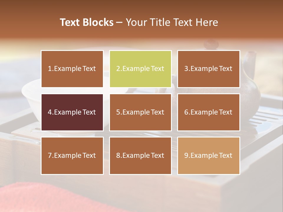 Japan Meditation Kettle PowerPoint Template