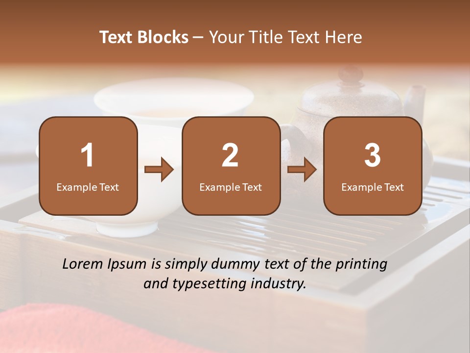 Japan Meditation Kettle PowerPoint Template