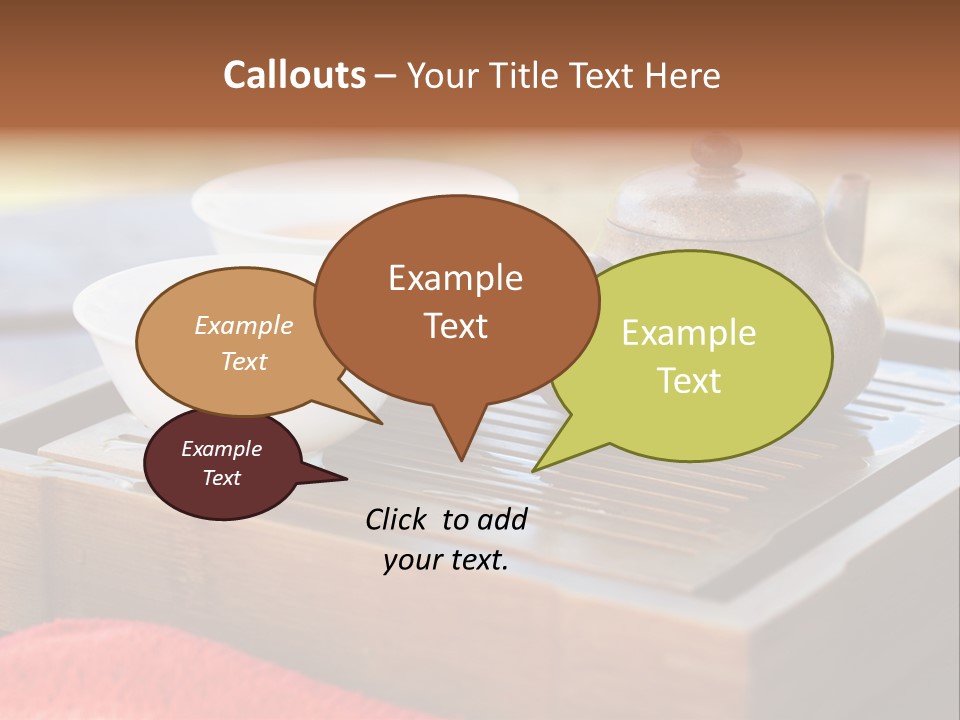 Japan Meditation Kettle PowerPoint Template