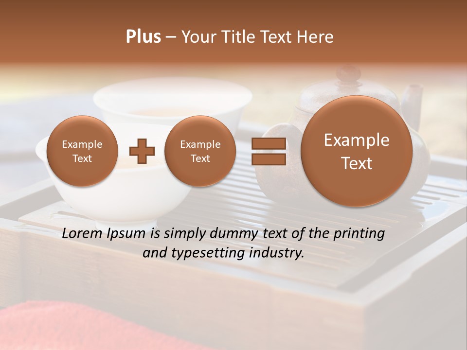 Japan Meditation Kettle PowerPoint Template