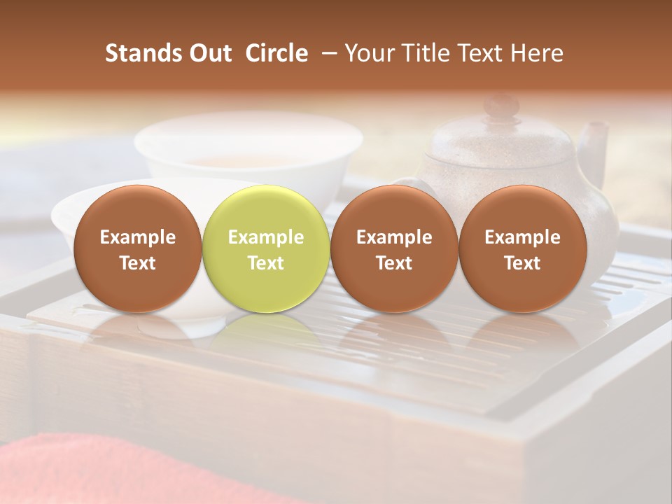 Japan Meditation Kettle PowerPoint Template