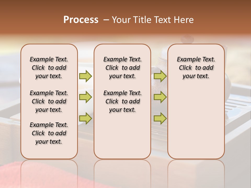 Japan Meditation Kettle PowerPoint Template
